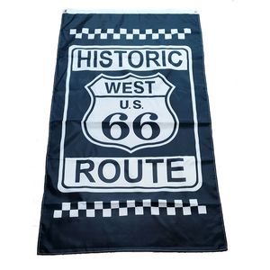 USA Historic Route 66 Flag 3 * 5ft (90cm * 150cm) Bandiera in poliestere Banner decorazione volante casa giardino bandiera Regali festivi