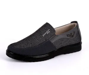 Gamla Peking Cloth Shoes Extra Stor Storlek Andningsbar Komfort Middle Old Aged Outdoor Casual Men Skor