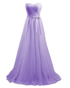 2019 Sukienki z druhną z druhną na zamówienie Made Long Maid of Honor Dress Sweetheart Soft Tiul Formal Gowns199b