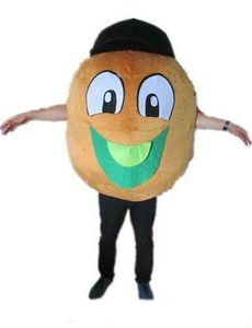 2019 hot sale Good vision and good Ventilation a kiwi fruit mascot costume with big mouth for adult to wear