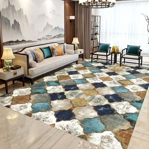 Tapete de tapete não deslizante tapetes retangulares marroquanos para quarto sala de estar sala de jantar tapetes de cozinha