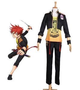 High-Q Touken Ranbu Online Aizen Kunitoshi Cosplay jacket coat Costumes set