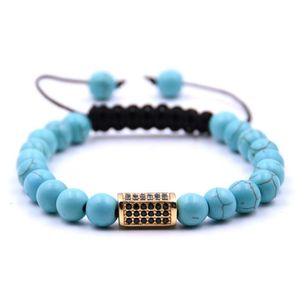 8mm natural lava stone beaded bracelet, men's stress relief yoga beads aromatherapy essential oil diffusion bracelet hand-woven bracelet bra