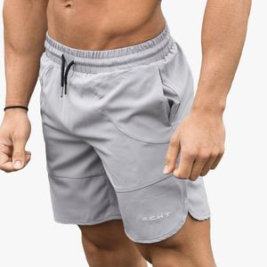 Męskie ECHT sportowe spodenki plażowe bawełniane spodnie dresowe do kulturystyki Fitness krótkie Jogger Casual siłownie męskie szorty new fashion