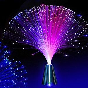 YWXLight Schöne romantische farbwechselnde LED-Faseroptik-Nachtlichtlampe