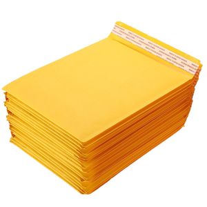 Bubble Mailer Torby do pakowania różnych specyfikacji Mailerów Wyściełany statek Koperta z bąbelkami worek pocztowy żółty opakowanie