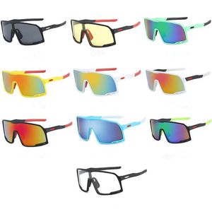 Moda męska jednoczęściowe okulary przeciwsłoneczne wiatroszczelne rowerowe okulary przeciwsłoneczne sportowe na świeżym powietrzu okulary rowerowe okulary anty-uv gogle okulary A + +