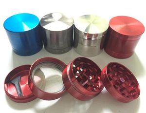 50mm 4 Parts Zinc Alloy Herb Metal Grinders Smoking Accessories Tool Tobacco Grinder Mini Hand Muller Crusher