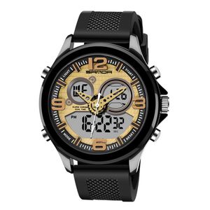 Panars Sports Watch Men Waterproof Military Shock 50Bar Waterproof Dual Display Quartz Electronic Watch Relogios Digitais