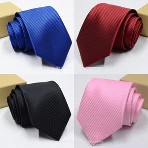 Herren-Accessoires, karierte Polyester-Krawatten für Männer, Markenkrawatte, Business-Krawatte, schmal, für den Bräutigam, Polyester-Krawatte mit 1200-Nadel-Jacquard-Streifen