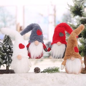 クリスマスかわいいgnome顔のない人形のおもちゃハンギングペンダントパーティーの木飾りホットセールス