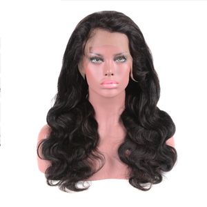 360 Lace Front Human Hair Wigs Pre Plucked Baby Hair Brazilian Remy Body Wave For Women 150% Natural Hairline