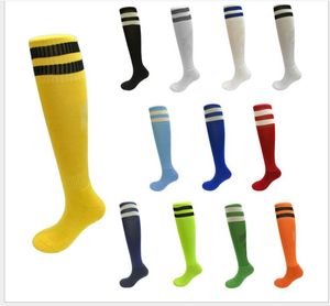 Calzini da calcio calze leggings per adulti calzini sportivi sopra i calzini da calcio con fondo asciugamano al ginocchio