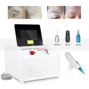 Good price Q-Switch ND Yag laser Tattoo Removal Machine 1064nm 532nm 1320nm Eyebrow Removal Machine Black Doll Tips