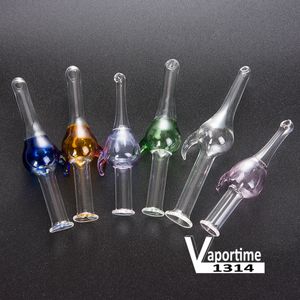 Lång rökning Tillbehör Carb Cap Dabber Färg OD: 20mm Fit Orion Quartz Banger Flat Top Rund Botten Glas Bong Dab Oljeriggar Vattenrör 771