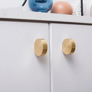 Semicircular solid simple drawer knob furniture cabinet knob hardware wardrobe shoe door single hole handle closet cone pull