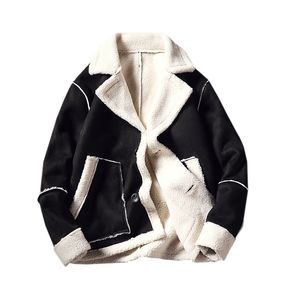 Homens Inverno Casacos Casacos Casual Quente Grosso Brasão Coats Outwear gola de pele Parkas Tamanho Grande S-5XL