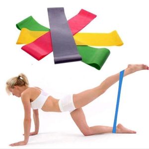 Spänningsmotståndsband Pilates Yoga Gummi Resistensband Rope Gummi Stretch Exercise Yoga Loop Fitness Spänning Band