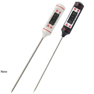 Digital Food Thermometer Probe Meat Household Cooking Gauge Kitchen Stainless Steel Food Cooking BBQ Meat Steak Thermometer 1200pcs IIA114