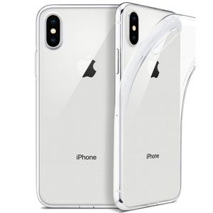 Transparente Silikonhülle für iPhone 11 pro x xs 8 7 8p 7g max, transparentes TPU-Gel, kristallklar, weiche Silikonhülle, rückseitige Abdeckung