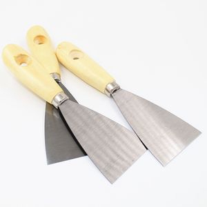 Wholesale stainless steel putty knife for sale - Group buy 2 CM Stainless Steel Putty Knife Handle Paint SCRAPER PUTTY KNIFE SET tool Decoration Solid Wood Handle Blade T200602