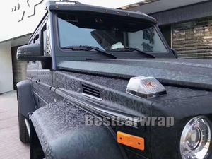 Ghost Black Vinyl Wrap dla całego samochodu z folią pokrywającą bąbelek z pęcherzykami powietrza z niskim klejem 3M Jakość 1,52x20m 5x67 stóp