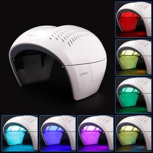 Foldable Beauty Equipment 7 Color LED Facial Treatment Photon Therapy Mask PDT Skin Rejuvenation Face Beauty Machine