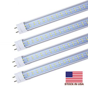 Tubos de luz LED T8 4 pés 4 pés 18W 22W 28W Lâmpadas de iluminação Tubo fluorescente LED 4 pés G13 Linha única SMD2835