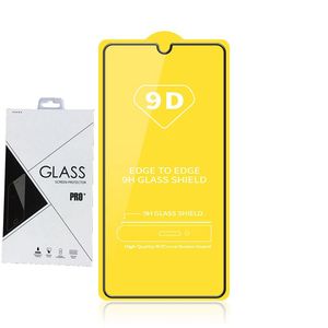 Полная крышка 21D 9D Закаленное стекло экрана Protector AB клей для Samsung Galaxy A10S A20S A30S A40S A50S A60S A70S A80S A80S A90S M30S 100 шт. Retail