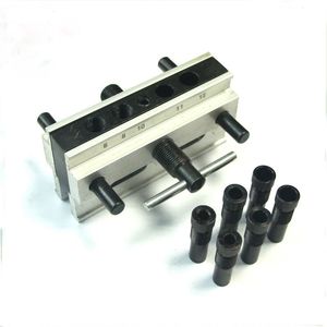Freeshipping Doweling Jig Self Centering Round Wood Dowel Tool Clamp Tool Precise Drillin