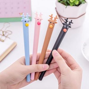 Festiwal Boże Narodzenie Renifer Gel Pen Kawaii Papeteria Canetas Escolar Papelaria Prezent Biuro Materiały Szkolne GB465