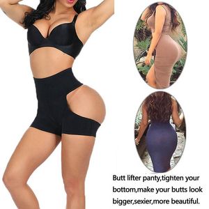 Sexy Women Waist Trainer Body Control Panties BuLifter Shaper Tummy Control Pulling Underwear BuLifter Panty