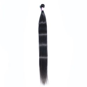 30 32 34 38 38 tum Långt mänskligt hår Indiska Malaysiska Obearbetade Virgin Remy Straight Wave Body Wavy Hair Extensions