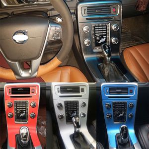 Volvo V60 S60 2011-2018 Kendinden Yapışkanlı Araba Çıkartmaları 3D 5D Karbon Fiber Vinil Araba çıkartmaları ve Çıkartmaları Araba Styling Aksesuarları