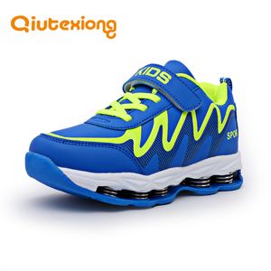 Qiutexiongキッズスポーツシューズ男の子カジュアルシューズ子供靴の靴男の子スニーカーホックループスプリングフットウェアトレーナー