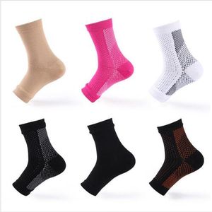 Sports Socks Foot Angel Anti Trötthet Fotkomprimering Hylsa utomhus Running Cycle Sock Circulation Ankel Svullnadslättningsstrumpor E96