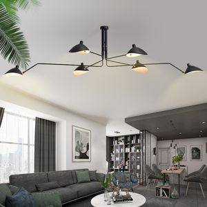 Nordic chandelier creative personality modern duplex building living room dining room art industrial wind chandelier