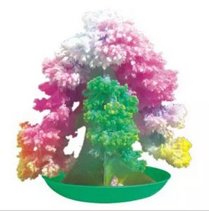 50 sztuk / partia 2020 65mm H Multicolor Papier DIY Rosnące Magiczne Drzewo Mistycznie Choinki Edukacyjne Dzieci Nauki Świąteczne Zabawki Nowości