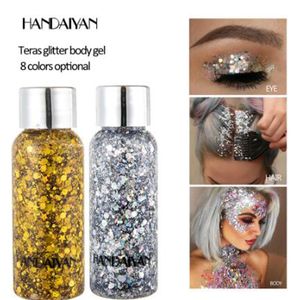 Handaiyan Shadow Teras Glitter Body Gel Face Body Sparkle Body Eye Shadow Dazzle偏光段階メイク