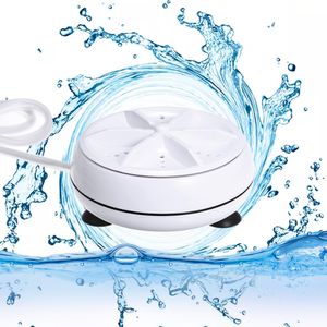 Wholesale Portable Mini Washing Machine Ultrasonic Turbine Clothes Mini Washer with USB Cable Convenient for Travel Home Business Trip