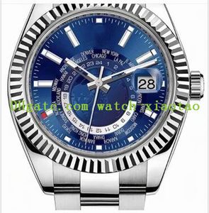 Ultima versione Luxury Watch Men 2813 Automatic Black Dial 326935 GM / T Working Sapphire Luminous 326938 Perpetual Fashion Mens Watches