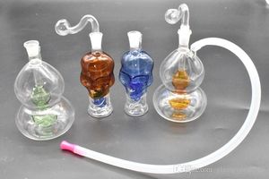 Coole Mini-Ölplattformen, Glas-Dab-Rigs, Bongs, Glaswasserpfeifen, Perkolator, 10-mm-Bong, Ölplattform, Wasserrauchbong mit Ölbrenner und Schlauch