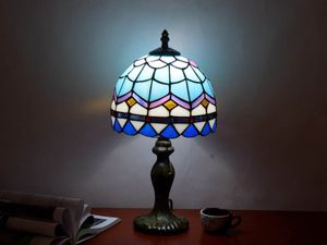 Mode Lichterketten Lamparas Innenraum Buntglas Tischlampen Beleuchtung Schreibtisch Licht minimalistisches Wohnzimmer Schlafzimmer Nachttischlampe