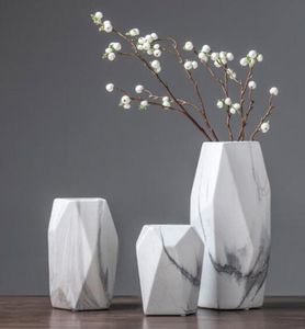 Ceramic flower arrangement decoration vase simple modern model room home living room TV cabinet dining table creative flower