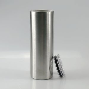 20oz chudy kubek ze stali nierdzewnej Puchar z pokrywką Podwójna ściana Próżniowa Flask Slim Bumblers Travel Kubek Coffee Cup Najtańszy