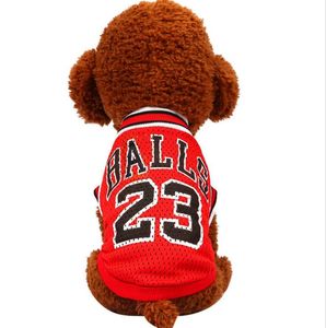 Teddy puppy vest spring and summer pet clothes Bichon Bomei mesh breathable undershirt puppies milk dog sports jersey small dogs cat cloth