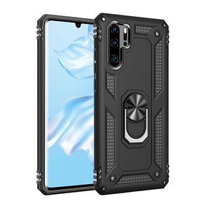 Çizilmeye Dayanıklı Zırh Braketi Şok Emilimi TPUPC 360 Döner Durumda Huawei P30 Pro Anti Knock Silikon Sert Geri