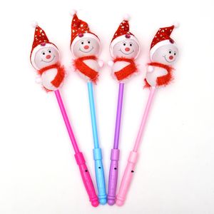 新しい雪だるまのバー、クリスマスフラッシュクリスマスギフト、カラフルな発光玩具工場LED Rave Toy