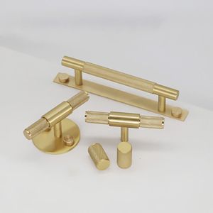 Solid brass Cabinet handles and Pulls Drawer Pull Kitchen Door Handle Dresser Knobs Nordic Furniture Hardware291R