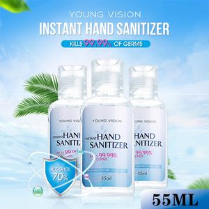 Wholesale alcohol sanitizer resale online - 55ML Press Hand Sanitizer Alcohol DHL Free Hand Gel Shipping Quick Drying Portable No wash Hand Sanitizer Soothing Gel
